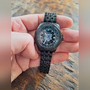 Tourneau 2011 Holiday Bowl Black Metal Analog Watch For TX Longhorns